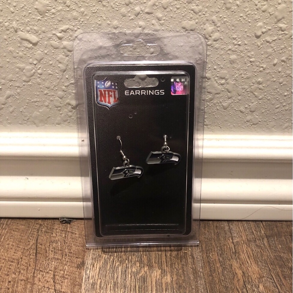 Seahawk earrings